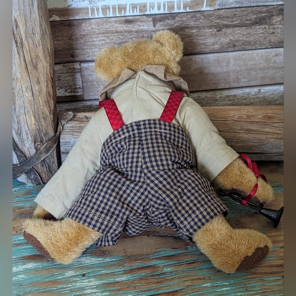 Boyds Bears Ross G Jodibear 92000-08 Patriotic Plush Teddy With Bugle - Picture 10 of 10